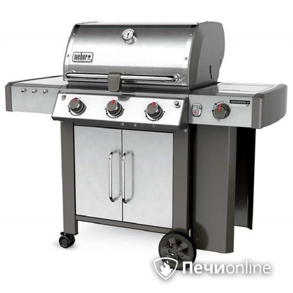 Гриль газовый Weber Genesis II LX S-340 GBS нерж. сталь